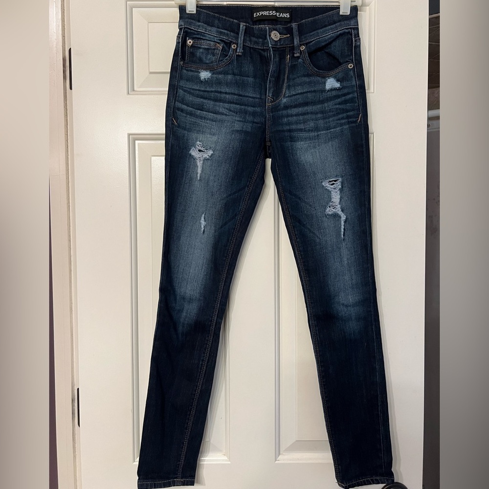 Express mid rise legging jean